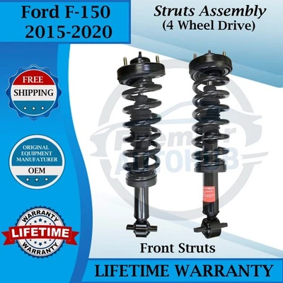 Puntales delanteros originales Monroe OEM para Ford F150 2015-2020 4x4 garantía de por vida Foto 1 de 4