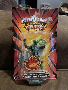 Power Rangers Jungle Fury Green Sound Fury Elephant Ranger Actionfigur 2007 - Bild 1 von 12