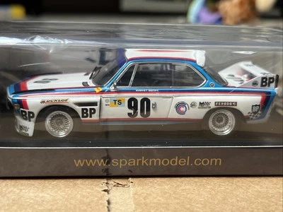 BMW 3.0 CSL LE MANS 1975 1/43 RESIN CAR MODELS BY SPARK S1558 NEW SEALED - Imagem 1 de 4