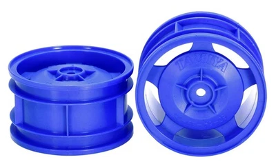 Tamiya Hop-Up Options No. 1682 OP. 1862 Buggy Rear Star Dish Wheel (Blue) 54682 - Image 1 of 2
