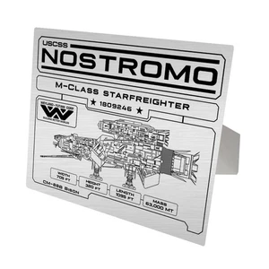 Placa de datos Alien Nostromo especificaciones impresión de aluminio - Imagen 1 de 1