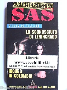 THE UNKNOWN OF LENINGRAD NIGHTMARE IN COLOMBIA Gerard De Villiers SAS 1999 by - Picture 1 of 1