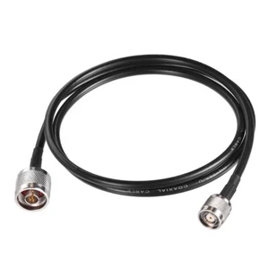 10X RP-TNC (female pin) to N Male RF Pigtail Coax Cable RG58 1M For WiFi Antenna - Picture 1 of 5