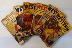 Double Action Western Pulp Magazine - Lot of 6 - 1941/42/43/44 - Picture 1 of 6