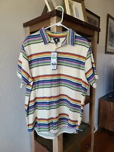 Camicia uomo LRG Lifted Research Group abbottonata grande 100% Algodao.#101531 NUOVA - Foto 1 di 6