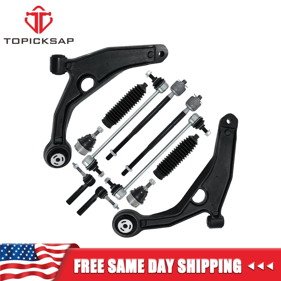 Kit de brazo de control de 12 piezas para Chrysler 200 Sebring Dodge Avenger 2007-2014 Foto 1 de 3