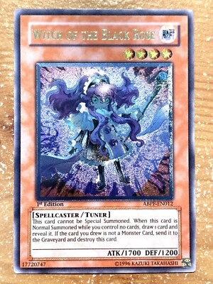 yugioh Witch of the Black Rose ABPF-EN012 Ultimate Rare 1st Edition near mint - Image 1 of 4