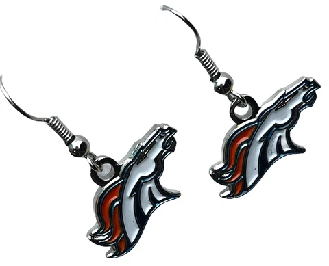 NFL Licensed Denver Broncos Dangle Earrings RAM F5D21N Cover