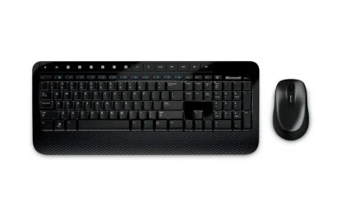 Macro capable Microsoft Wireless Desktop 2000 v2 Keyboard, sticky Mouse Rubber - Image 1 of 4