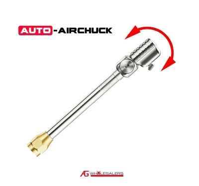 Auto Airchuck Tyre Chuck -Rotating Swivel Head 160Psi  Tire Air Truck Valve Dual - image 1 of 2