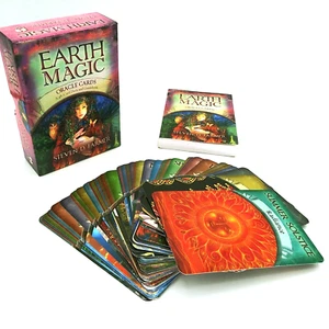 Baraja de 48 cartas de oráculo Earth Magic y guía de 180 páginas de Steven Farmer - Imagen 1 de 6