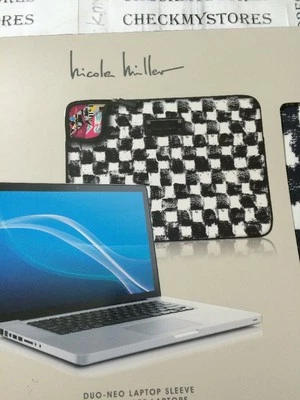NUEVO Funda para portátil Nicole Miller Duo-Neo para portátiles de 13" - 15" Foto 1 de 4