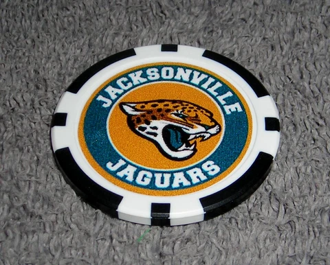 NFL JACKSONVILLE JAGUARS SOUVENIR COLLECTIBLE POKER CHIP GOLF BALL MARKER Cover
