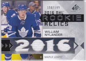 16/17 SP GAME USED..WILLIAM NYLANDER..ROOKIE RELICS../199..# RRB-WN.MAPLE LEAFS - Picture 1 of 1