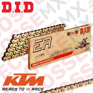 KTM EXC125/EXC200/EXC250/EXC300 DID ERT3 GOLD HEAVY DUTY CHAIN 520x120L - Picture 1 of 9