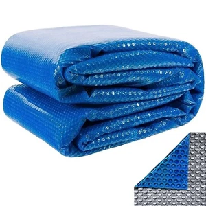 AQUABUDDY Pool Cover 400 Microns Solar Blanket Swimming Isothermal Covers - Picture 1 of 10