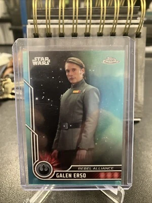 Galen Erso 2023 Topps Star Wars Chrome #20 Aqua Refractors /199 - Image 1 of 4