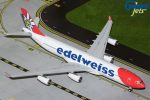 GEMINI JETS EDELWEISS AIR AIRBUS A340-300 1:200 DIECAST MODEL G2EDW1354 IN STOCK - Picture 1 of 1