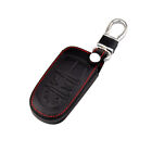 Leather Car Key FOB Case Protective Cover with Chain For Jeep Grand Cherokee d