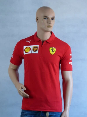 Puma Scuderia Ferrari Uomo Team Driver Polo 2019 Tg L - Immagine 1 di 4