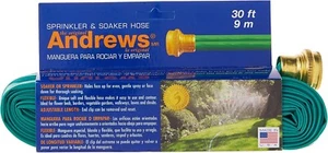 Andrews 1'' x 30' Sprinkler/Soaker Hose | 2-Tube Design for Efficient Watering - Picture 1 of 5