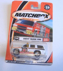 ~NEU~MATCHBOX~CHEVY TAHOE FIRE~FLAMMENFRESSER~# 28~ - Bild 1 von 2