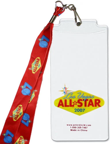 Porta-bilhetes e cordão 2007 Las Vegas NBA All Star Game - Kobe Bryant - Imagem 1 de 1