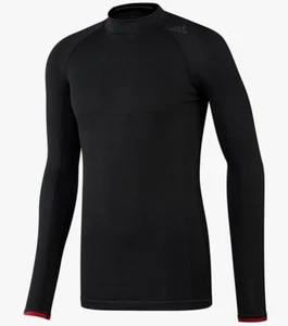 Adidas Techfit ClimaHeat Long Sleeve Mock Base Layer / BNWT / Black / RRP £60 - Picture 1 of 6