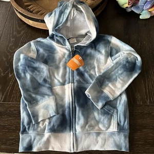 Gymboree Kid Boys Dye Tie zip up hoodie 4T NWT - Picture 1 of 8