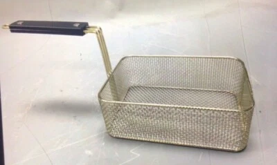 Pommeskorb Fritteusenkorb Fritteuse Siebkorb Frittenkorb verzinnt - Bild 1 von 4