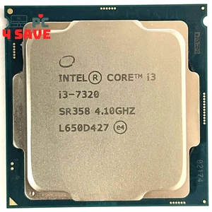 Intel Core i3-7320 4.10GHz 2-Core LGA1151 4MB Desktop CPU Processor SR358 51W - Picture 1 of 1