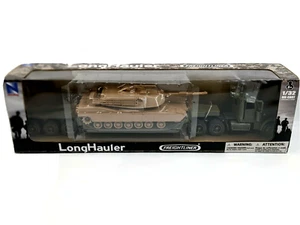 New Ray 1:32 Die Cast G-Gauge Military Freightliner Abrams Tank LongHauler - Picture 1 of 7