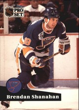 1991-92 (SHARKS) Pro Set French #475 Brendan Shanahan