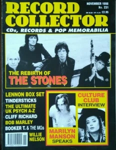 Record Collector Magazine - Nov 1998 - No 231- Stones / Lennon / Bob Marley - Imagen 1 de 3