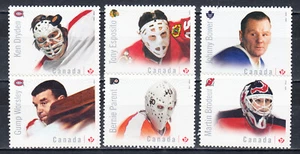 W CANADA 2866a-f NHL HOCKEY GOALIES - Picture 1 of 1