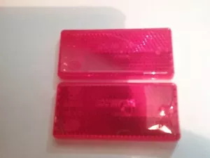 NEW HELLA REFLECTORS FOR FORD XH AU BA BF FG FALCON UTE REAR BUMPER BAR - Picture 1 of 3