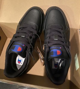 champion black tennis shoes