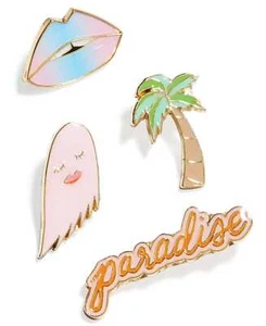 Celebrate Shop 4-Pc. Paradise Pin Set - Picture 1 of 1