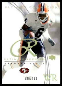 2003 Upper Deck Ultimate Collection Brandon Lloyd Rookie 180/750 San Francisco - Picture 1 of 2