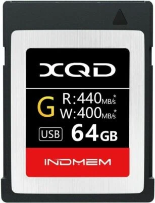 64GB XQD Flash Memory Card 5X Tough MLC 440MB/S Supports PCIe 2.0 USB 3.0 - Image 1 of 4