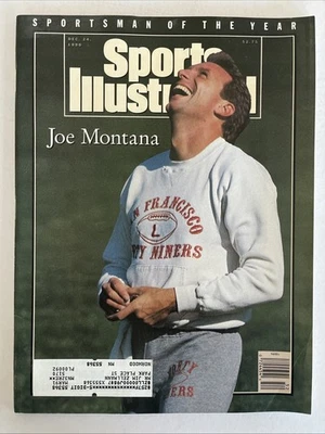Sports Illustrated Dec 24, 1990 Magazine, Joe Montana San Francisco 49ers (G4) - Image 1 of 3