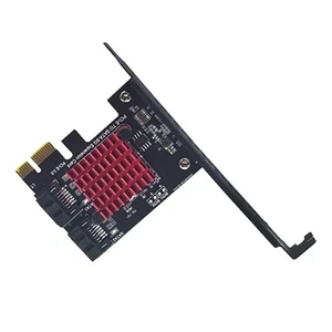 PCI-Express 2 Ports Card Jmb582 Controller Card Add-On-Karten für HDD SSD PC - Afbeelding 1 van 5