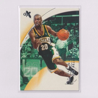 2001-02 Fleer E-X #52 Gary Payton - Image 1 of 2