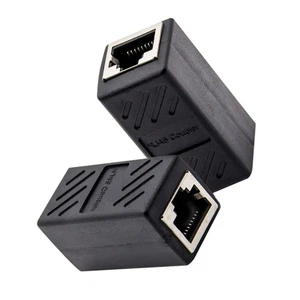 2 Pcs Ethernet Adapter Cable Connector Kupplungskabel Von Buchse Zu - Afbeelding 1 van 11