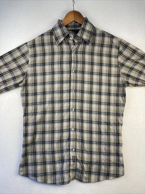 Camisa Diesel Manga Larga Marrón A Cuadros Para Hombre Grande Abotonada Algodón Nueva Sin Etiquetas Foto 1 de 4