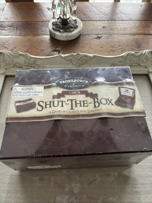 Shut The Box Game of Chance & Strategies Front Porch Classics NEW Sealed - Image 1 of 4