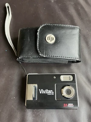 Vivitar Vivicam 3188 3.1MP Compact Digital Camera Black - Image 1 of 4