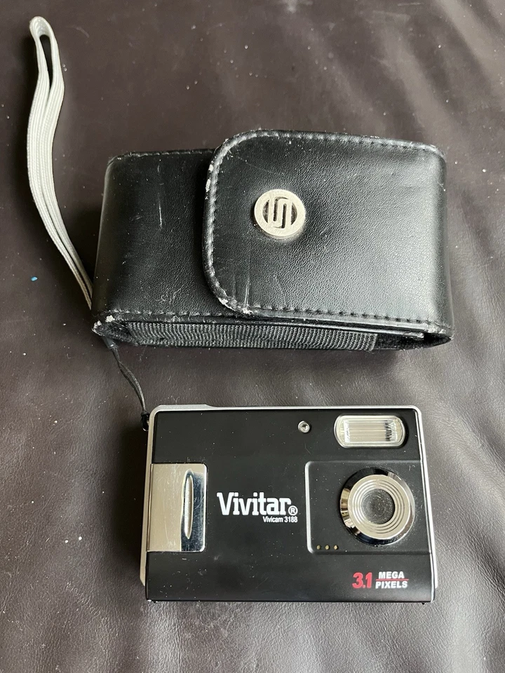 Vivitar Vivicam 3188 3.1MP Compact Digital Camera Black - Image 1 of 4