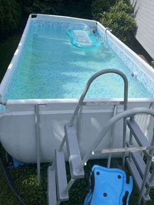 Bestway Power Steel Frame Pool  412 x 201 x 122 cm inkl. Zubehör - Bild 1 von 4