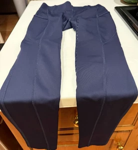 Kerrits Reiten Reitsport REITHOSE Silikon Vollbesatz ÜBERZIEHEN BREITE TAILLE MED NAV - Bild 1 von 4